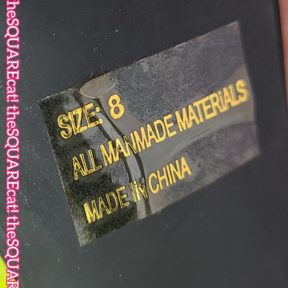 DEB pinup retro neon yellow platform high heels Rave festival night club size 8 - Picture 6 of 7